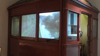 電車の展示が意外に充実。