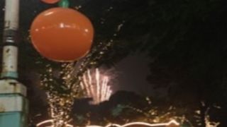 花火とイルミネーション