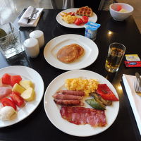 エグゼクティブラウンジでの朝食。まあ、十分です。