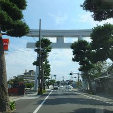 裏側（出雲大社側）です。