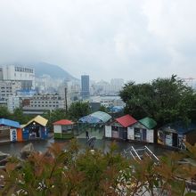 見下ろした景色。