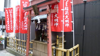 超一等地の小さな神社