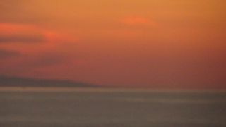 高台から見る夕日が綺麗