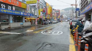 釜山の２つの繁華街の１つ