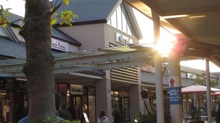 さすがに大きなアウトレット　レストランが充実