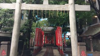 津軽藩が下屋敷内にが創建したもの