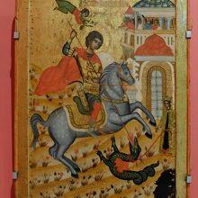 一枚ずつ展示されていたイコンも見ごたえあり。