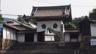 きれいに整備された庭園