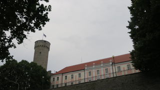 下の町からも良く見えます