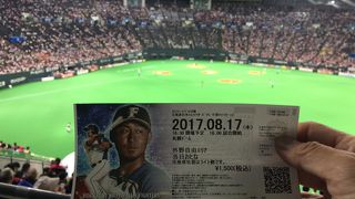 日ハム戦を観て「札幌ドーム」～札幌豊平～