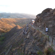 下山もひと苦労！