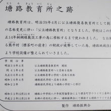 教育所跡の解説はこちらで。