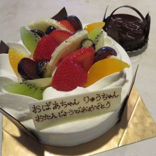 バースディケーキ＆ショコラフラブール