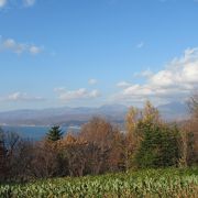 雄冬岬方面の日本海と樺戸山群を眺める展望台