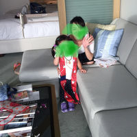 居間とベッドルーム