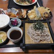 ざるそば定食