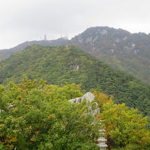 山頂駅付近からの眺め