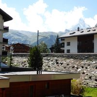 バルコニーよりマッターホルンが見えます