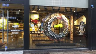 釜山のちょっとおしゃれな町といった感じ。