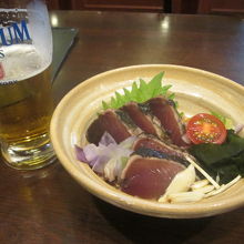 カツオのたたき