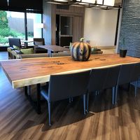 フロント前にはハロウィンのかぼちゃ