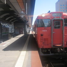 今回は、帯広～新得間で乗車しました