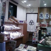 店内のようすです。