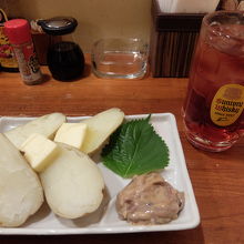 じゃがバター美味しかったです。