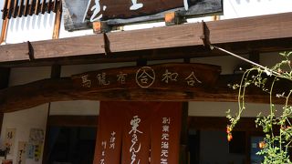 小さな店舗です。