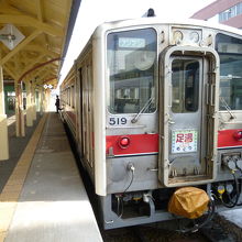 足湯めぐり号、釧路駅にて…