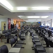 一般搭乗客の待合室