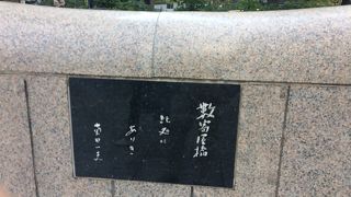 数寄屋橋公園にある記念碑