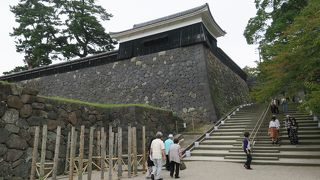 石垣がすばらしい