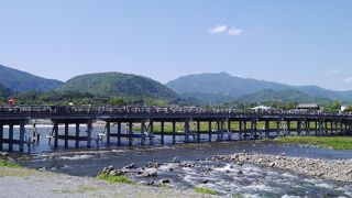 嵐山を代表する風景。