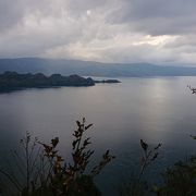 十和田湖を見渡せます