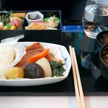 機内食の和食は大変すばらしかった！