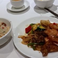 白身魚のチリソース