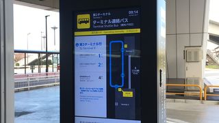 連絡バスが便利