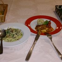 夕食はイタリアン