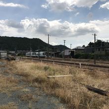 駅構内の車両基地