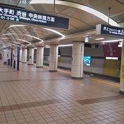 乗り換えに不便