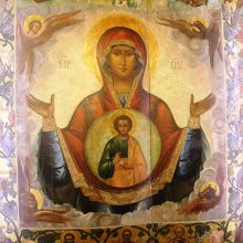 壁面のフレスコ画