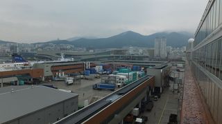 釜山駅の裏側すぐ