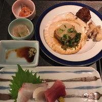 夕食ブッフェの一皿から