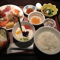 朝食ブッフェの一皿から