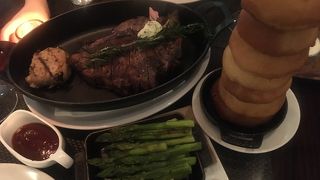 素晴らしい最高のステーキ