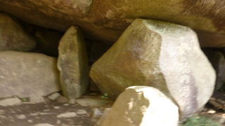 奇岩のひとつで楽しめます