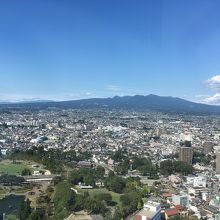 群馬を一望。