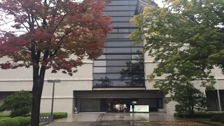 落ち着いた美術館