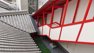 歌舞伎座タワーの５階と４階をつなぐ階段